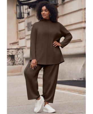 Women's Seamed Wide Leg Pant