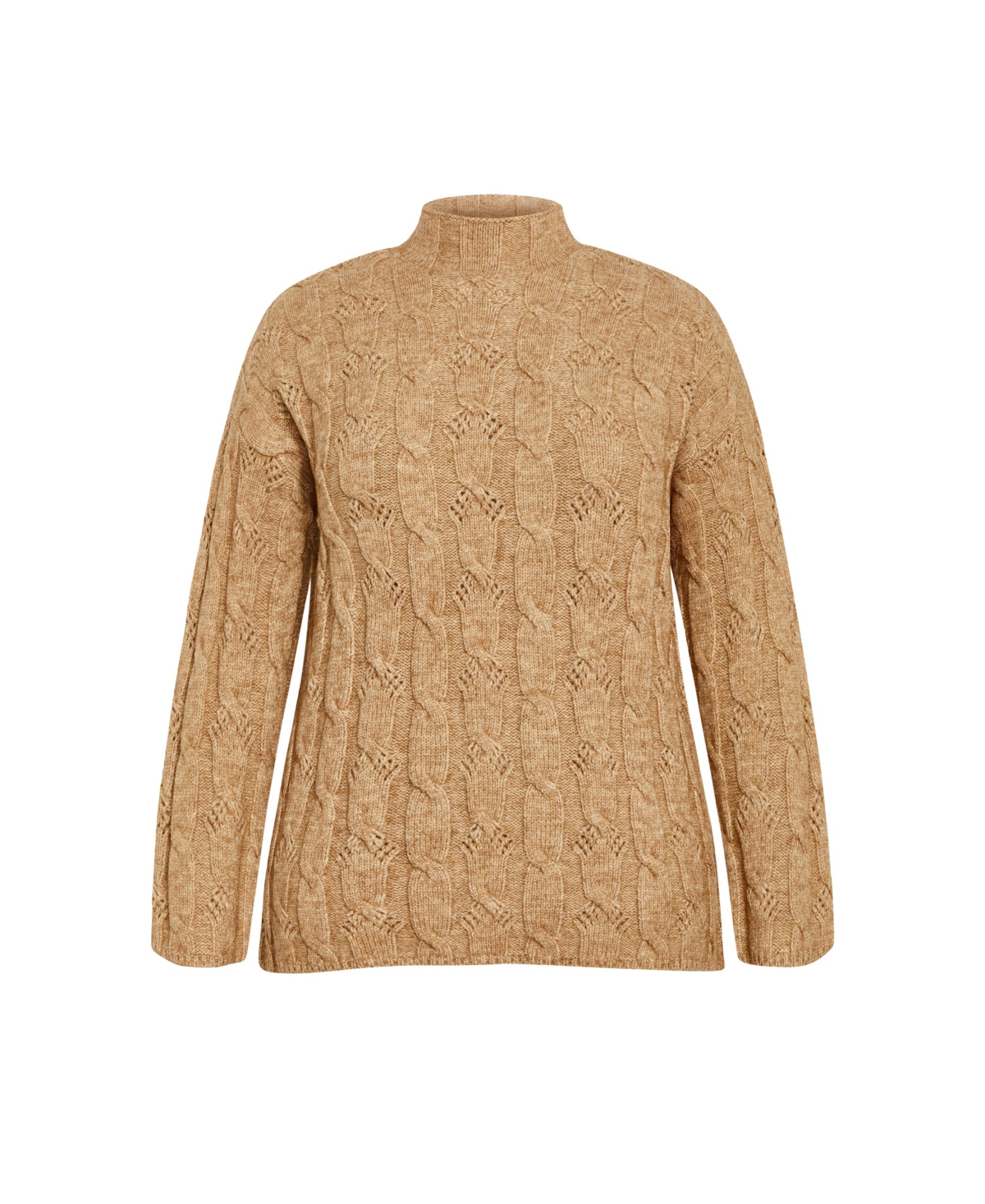 City Chic Women's Iris Cable Sweater