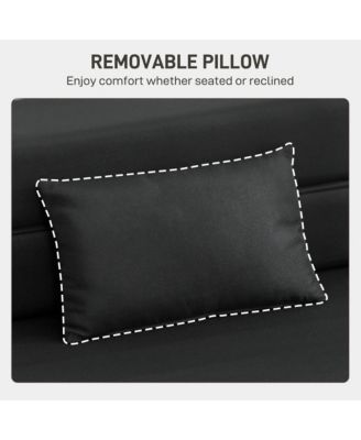 Folding Sofa Bed, Sleeper Chair with Pillow