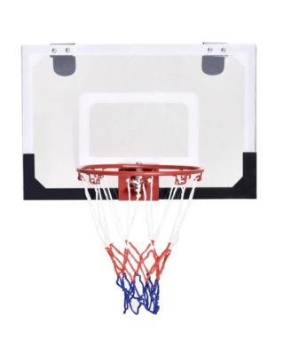 Over-The-Door Mini Basketball Hoop Includes Basketball and 2 Nets