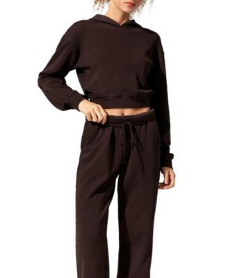Cropped Fit Seamflow Poise Pullover Hoddie