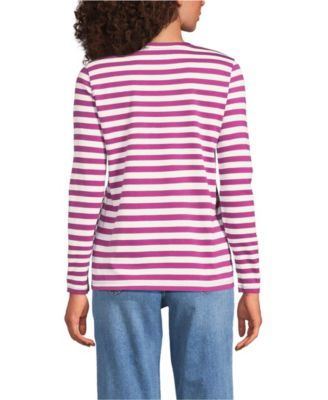 Women's Supima Cotton Long Sleeve Crewneck T-Shirt