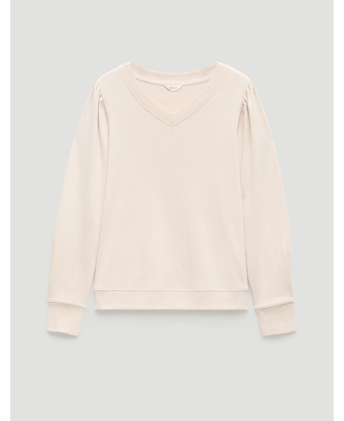 Hush Women's Emily V-Neck Puff Sleeve Top