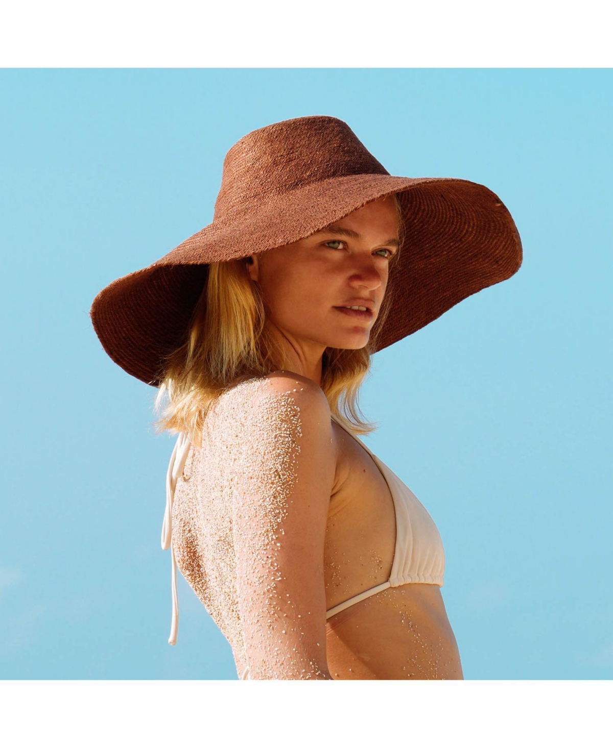 Brunna.co Riri Straw Hat in Burnt Sienna
