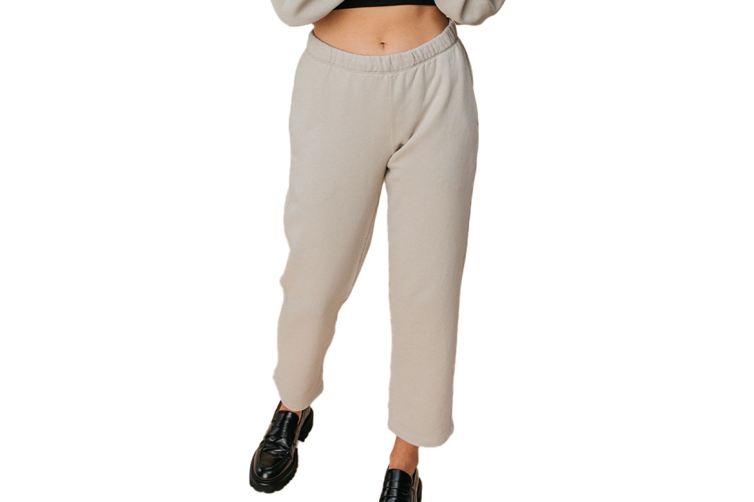 Women's Cotton Teddy Cropped Pant