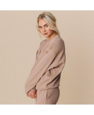 Plus Size Organic Cotton Teddy Oversized Crewneck Special