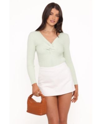Women's Demi Twist Detail Knit Top