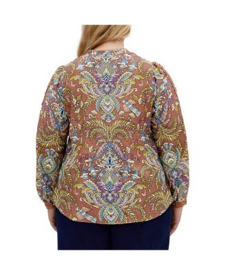Plus Size Mysteria Print Shirt