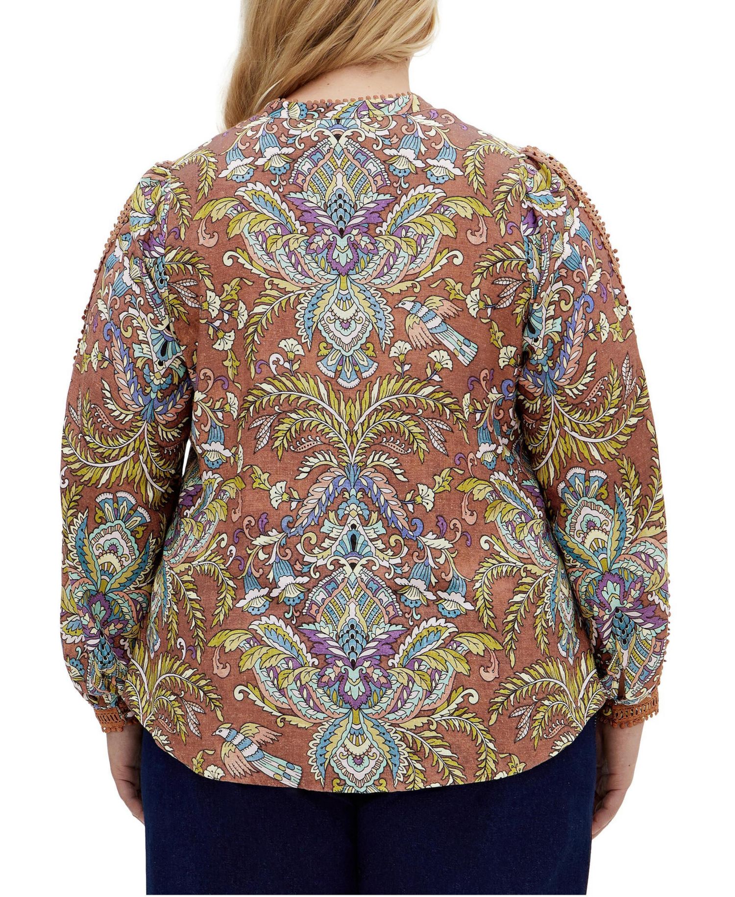 Plus Size Mysteria Print Shirt