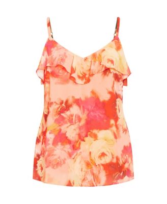 Plus Size Peta Print Top