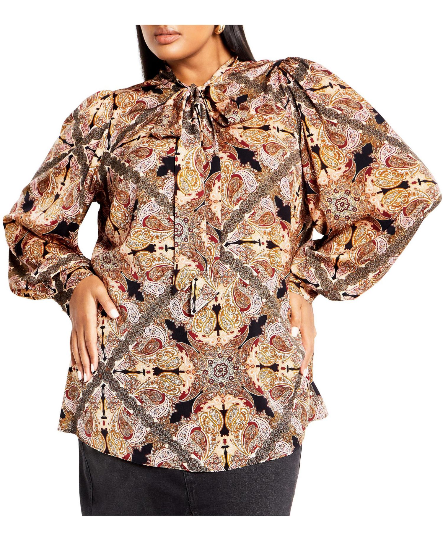 Plus Size Lucille Print Shirt