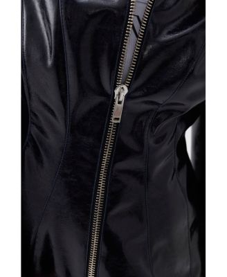 Women's Faux Leather Jacket