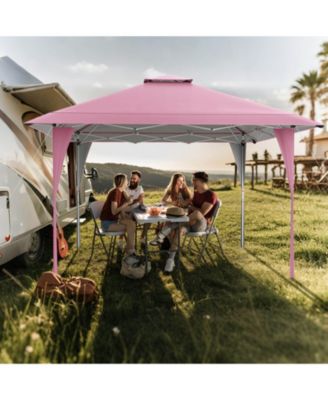 13 x 13 FT Pop-Up Outdoor Gazebo Canopy Tent with Carrying Bag and Stakes