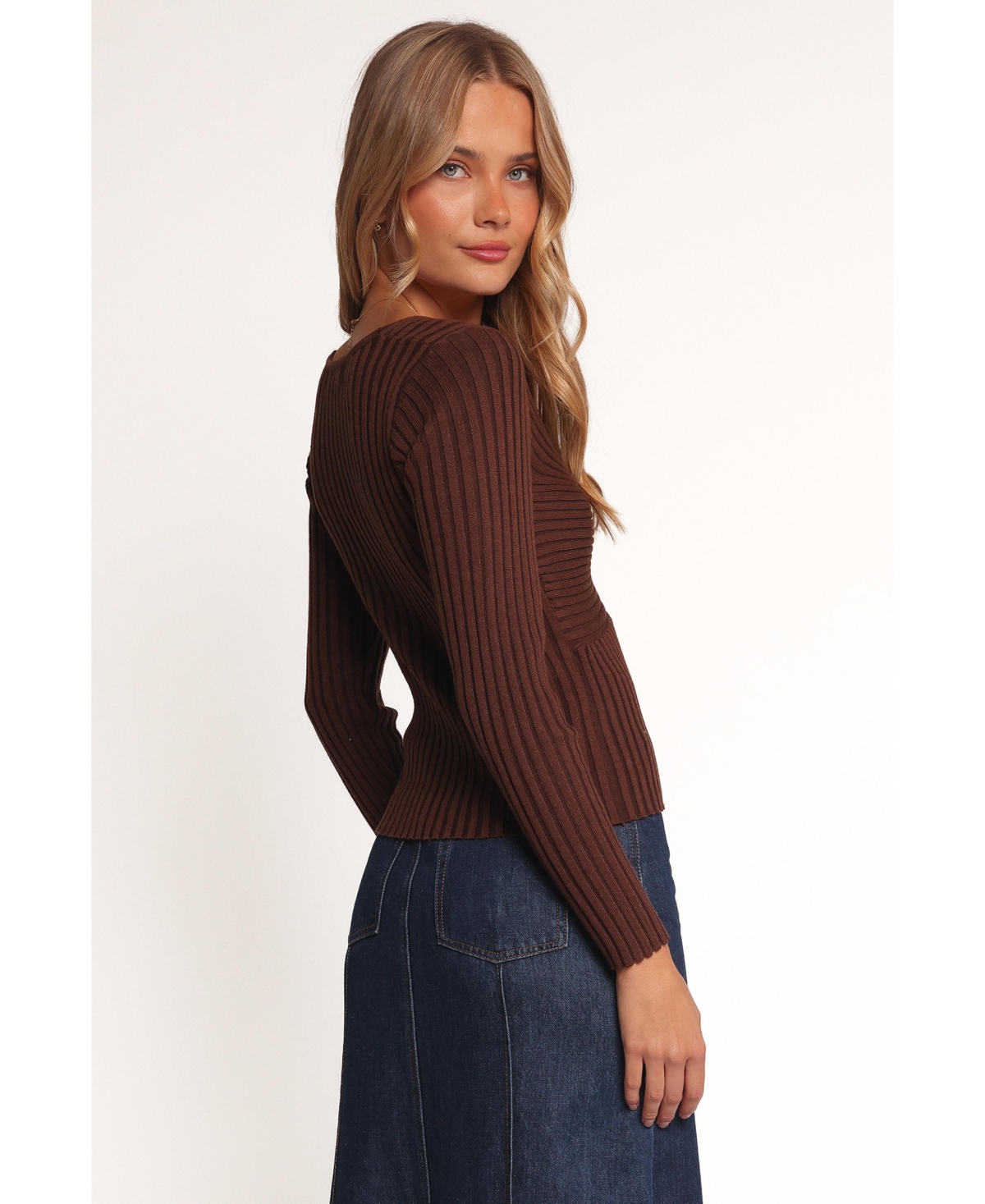 Petal and Pup Women's Demi Twist Detail Knit Top - Cream