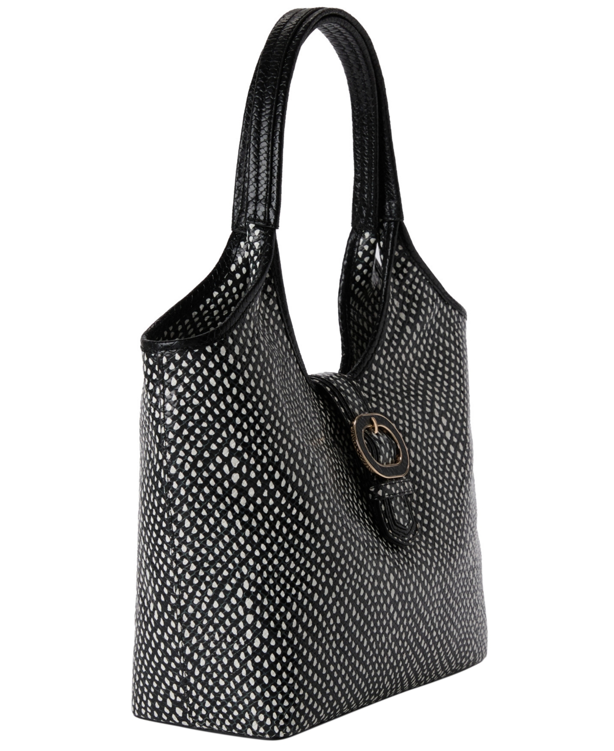 Brahmin Melora Textured Large Tote Bag In Black