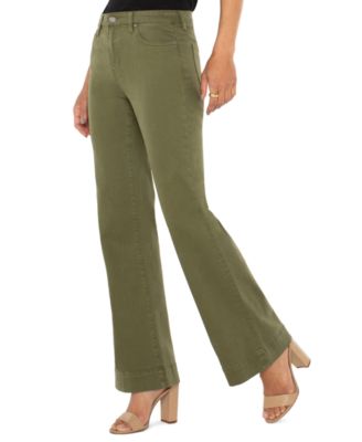Women's Petite Hannah Flare Wide-Leg Jeans