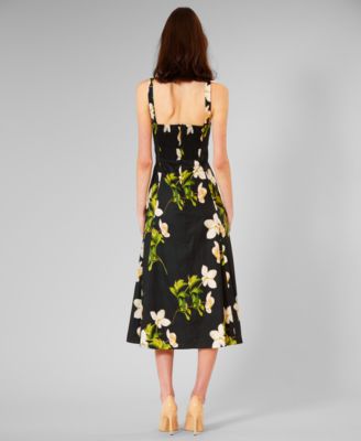 Women's Sleeveless Midi Dress