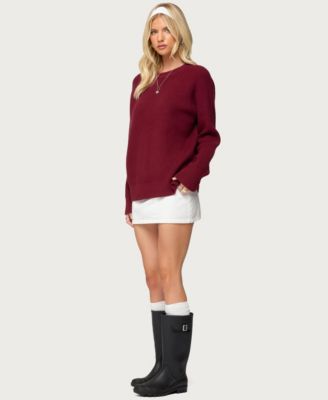 Women's Lavonne Oversized Knit Raglan Sweater