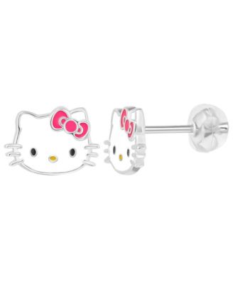 2-Pc. Cubic Zirconia Drop and Stud Earrings Set in Sterling Silver