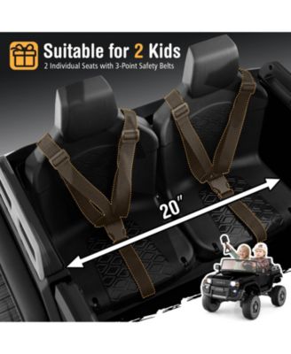 Outdoor & Ride On Toys 24V 2 Seater Ride on Car for Kids Licensed Toyota LC250 Ride on Truck with Remote