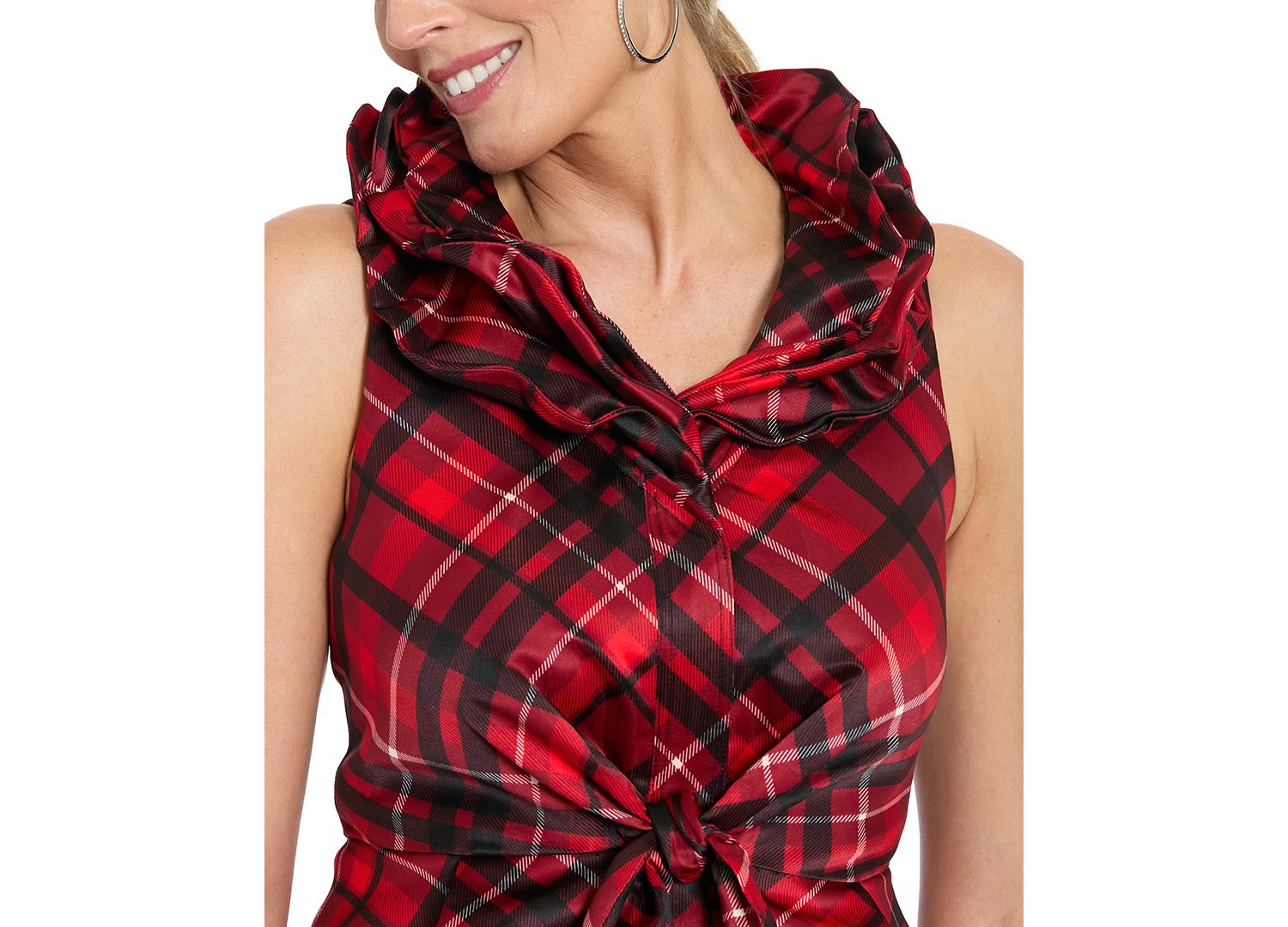 Women's Cowl Neck Sleeveless Top