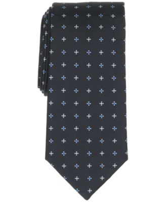 Men's Meyers Grid Pattern Tie, Macy's Exclusive