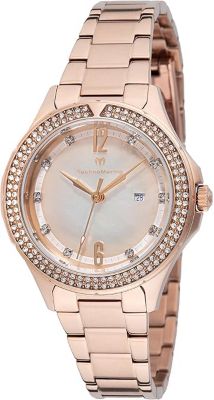 Women's TM-826009 LUNA Quartz Pink, White Dial Watch