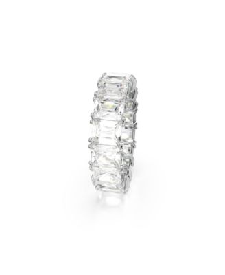 White Rhodium Plated Matrix Vittore Ring