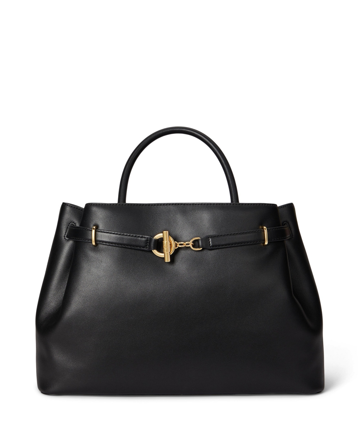Lauren Ralph Leather Blaike Satchel Bag