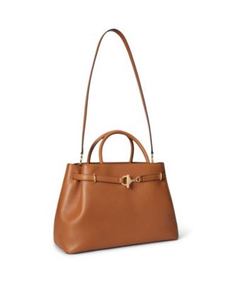 Leather Large Blaike Satchel Bag