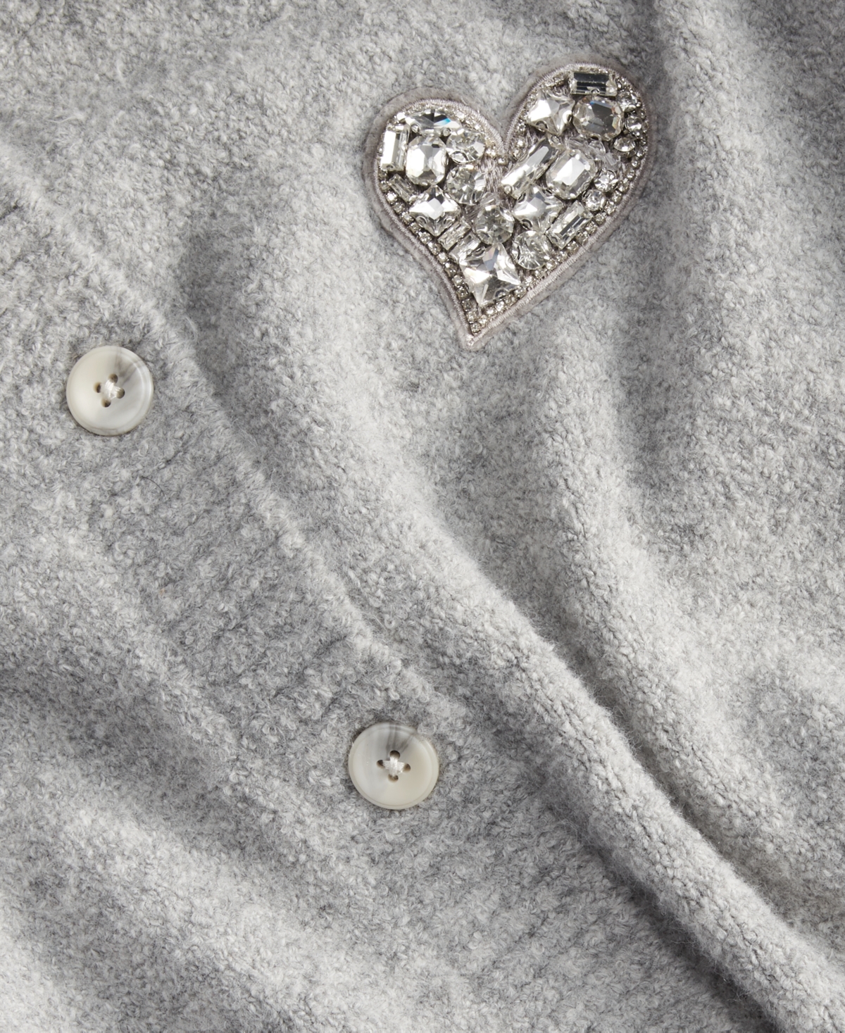 On 34th Women's Embellished Heart Cardigan Sweater, Macy's Exclusive