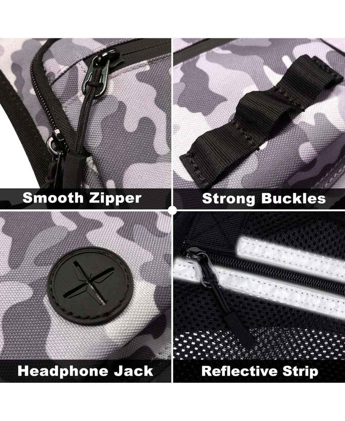 Lightweight Running Chest Pack: Outdoor Sports Vest Bag with Phone Holder for Cycling, Hiking, Workout, Skiing - Men & Women (Navy Blue)