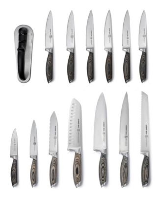 Bonded Ash 15-Pc. Knife Block Set