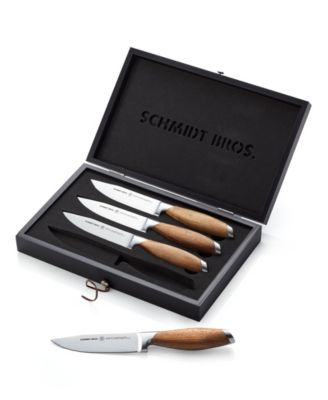 Bonded Teak 4-Pc. Steak Knife Set