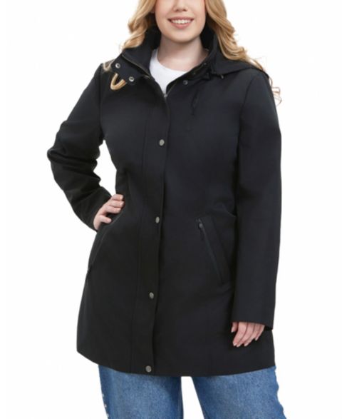 Женские куртки BGSD Plus Size Water-Resistant Hooded Anorak Jacket