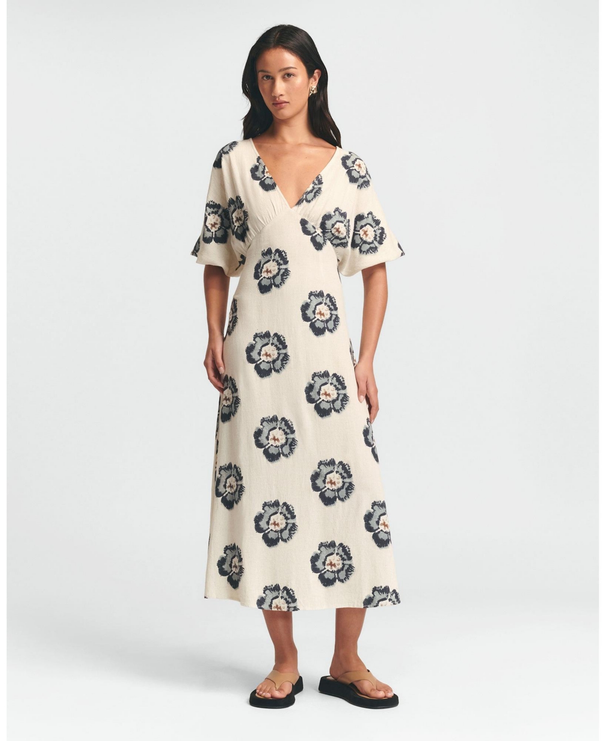 St Mrlo Women's St Marlo Palm Midi Dress