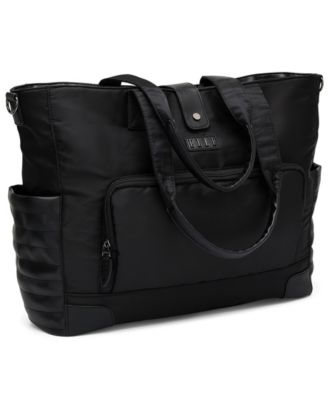 Voyage 14.5" Twill and Faux Leather Weekender Tote Bag