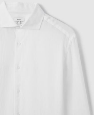Men's Linen Button-Through Shirt
