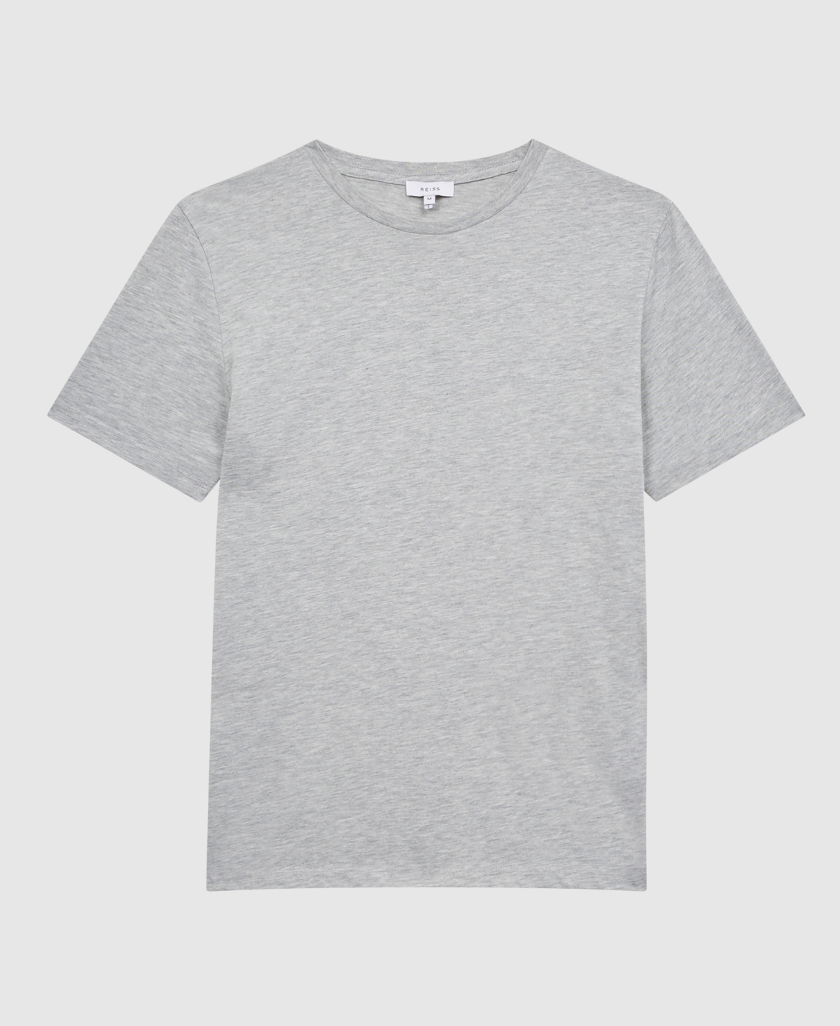 Reiss T-shirt Mit Rundhalsausschnitt In Gray