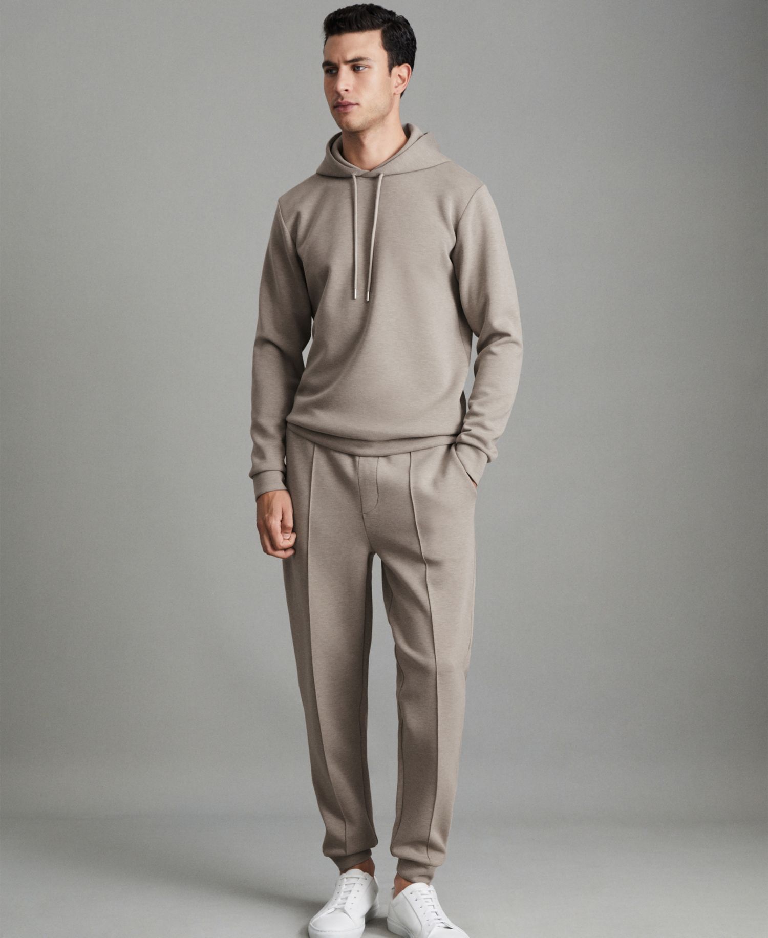 Men's Fabien Interlock Jersey Drawstring Hoodie