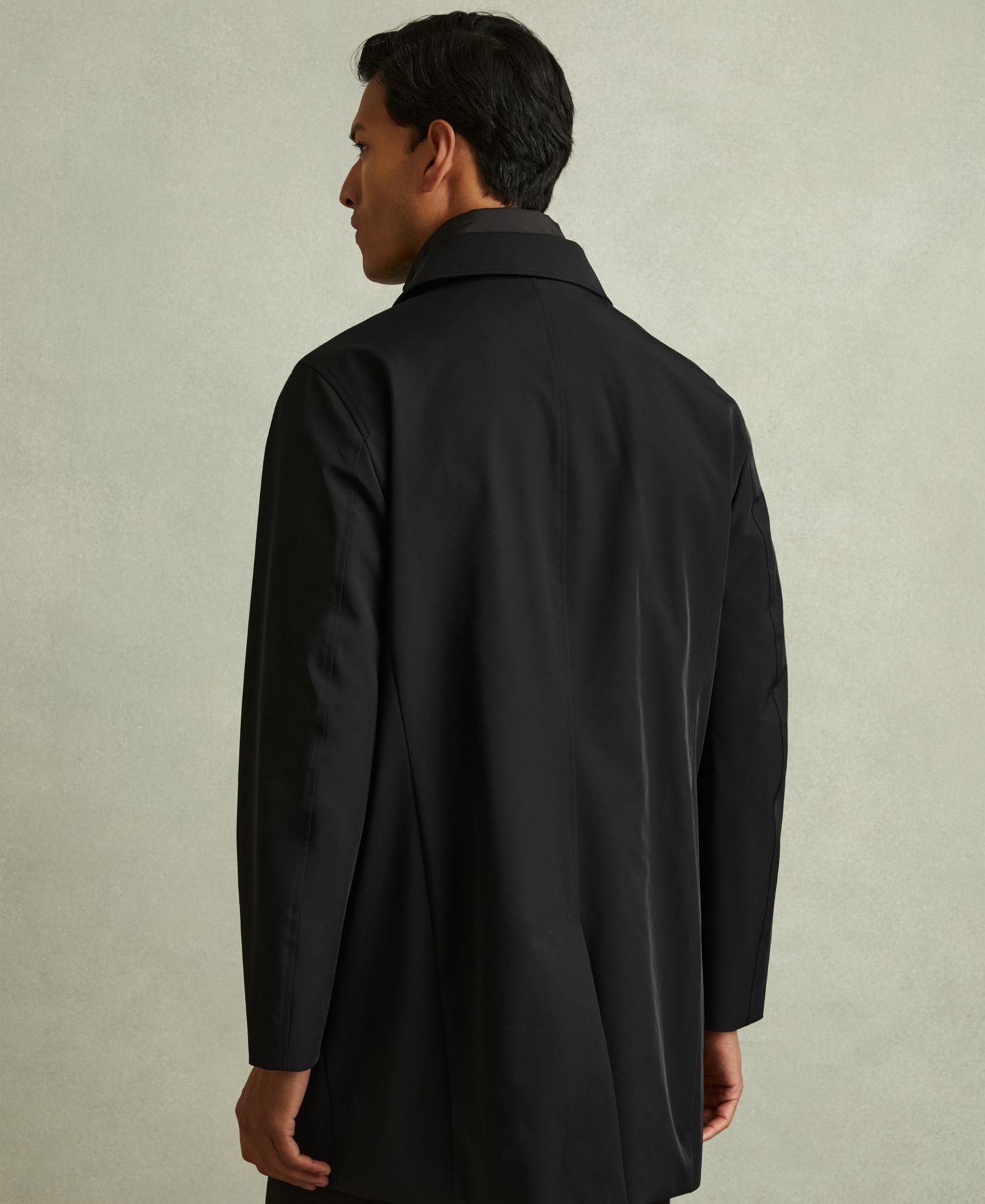 Men's Logan Hybrid Removable Funnel Neck Overcoat