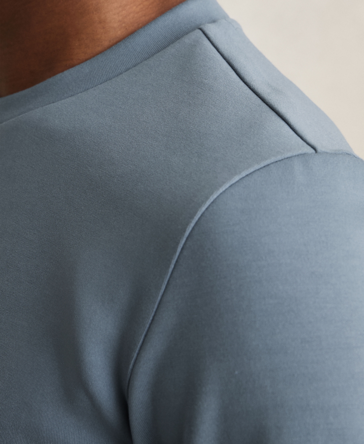 Reiss Men's Interlock-Jersey Crew-Neck T-Shirt