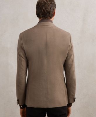Men's Single-Breasted with Gilet Insert Tailored-Fit Blazer