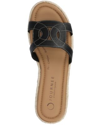 Women's Rosalinda Slip On Open Toe Espadrille Sandals