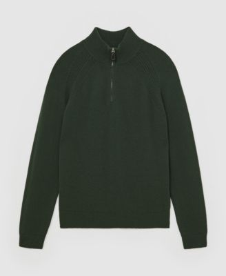 Men's Wool-Cashmere Half-Zip Sweater
