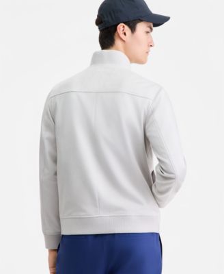 Men's Faux-Suede Bomber Jacket, Macy's Exclusive