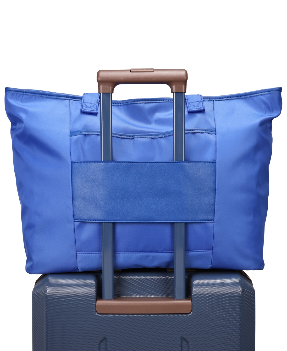 Elle Rendezvous 38l Twill Weekender Tote Bag In Blue
