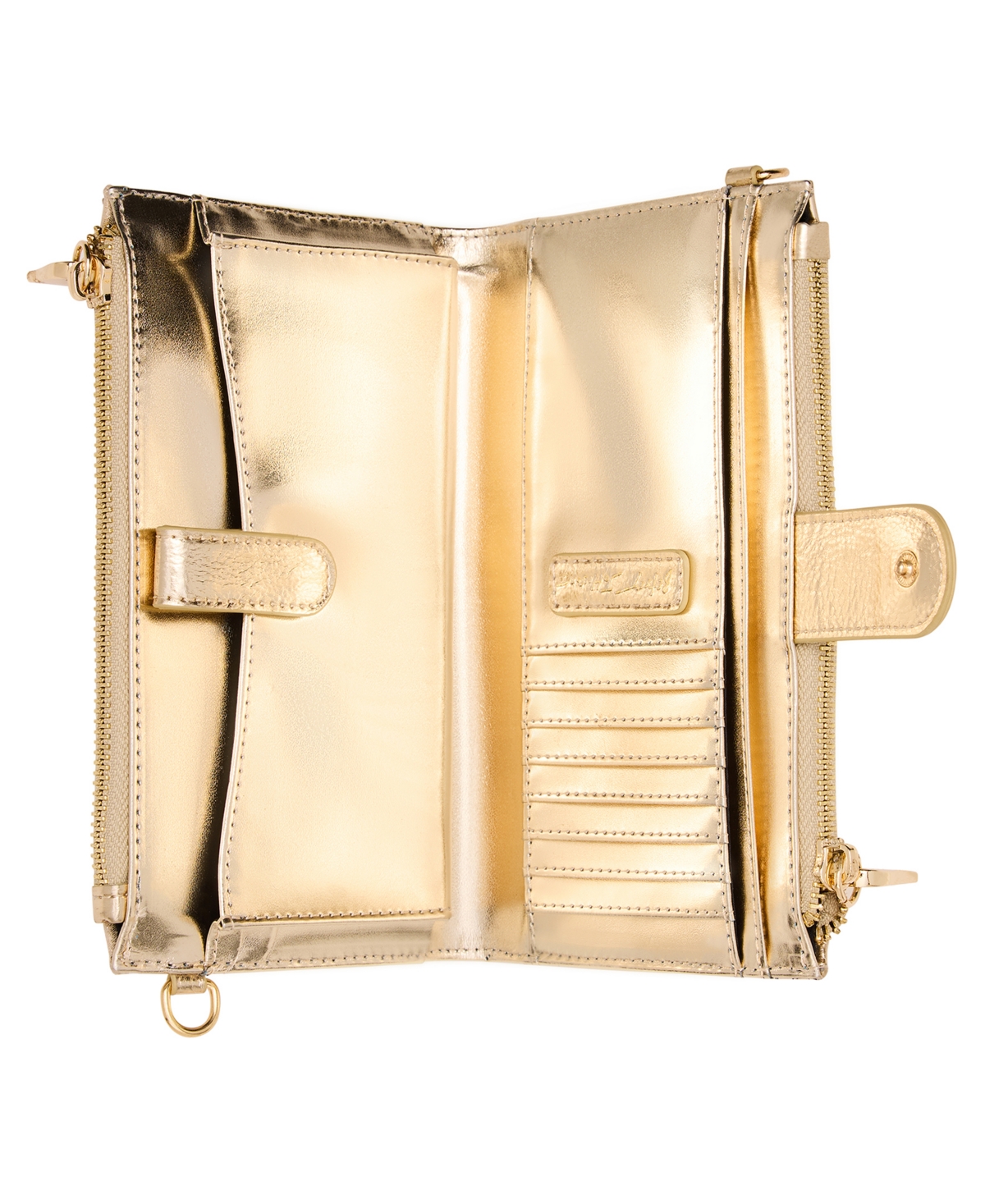 Betsey Johnson Rhinestone Wallet Crossbody Bag with Phone Pocket