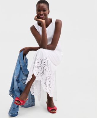 Women's Knit Sleeveless Boat-Neck Top, Macy's Exclusive