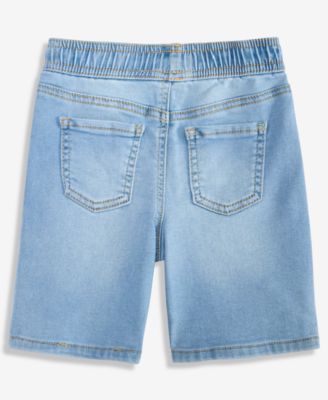 Boys 12M-5T Fulton Knit Denim Shorts, Macy's Exclusive